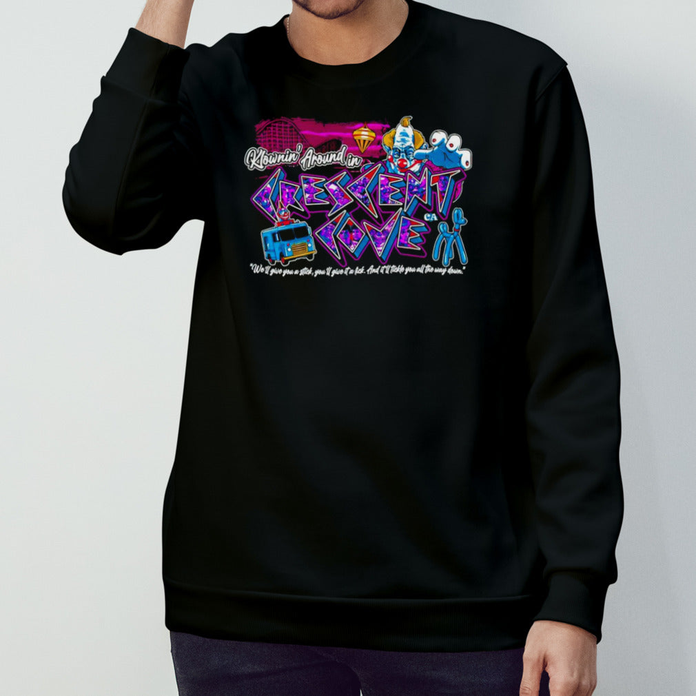 Klownins’ Around in Crescent Cove shirts