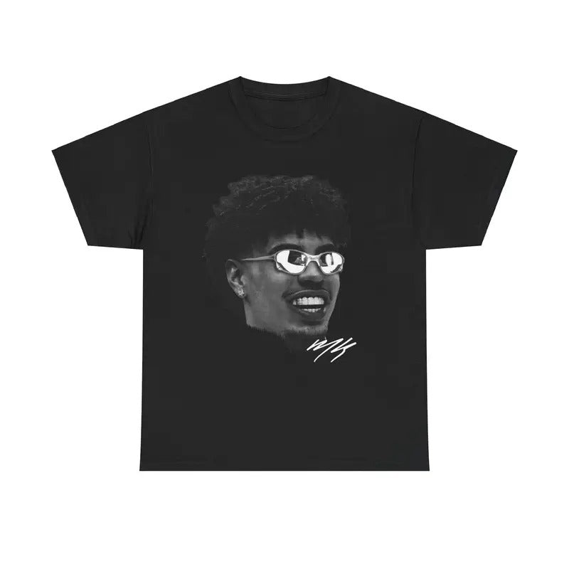LAMELO BIG HEAD Shirt, Menswear Oversized Tee, Streetwear Casual Classic Cotton Shortsleeve