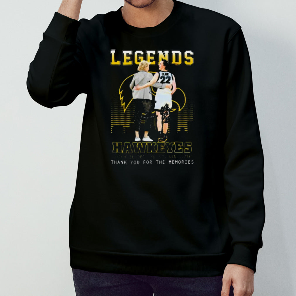Legends Iowa Hawkeyes Coach Bluder And Caitlin Clark Shirt