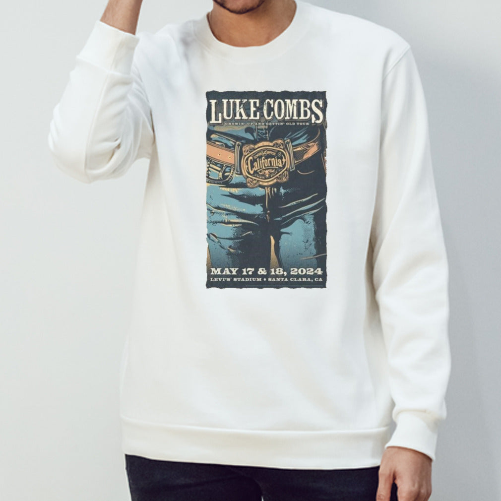 Luke Combs Show In Santa Clara CA May 17-18 2024 Shirt