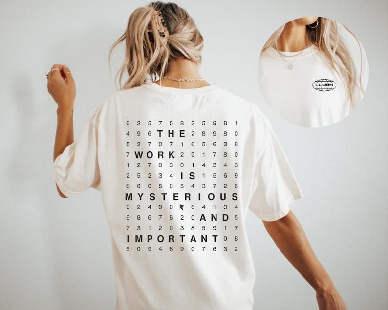 Lumon Industries Severance Lumon Shirt, The Work Is Mysterious And Important Shirt Severance Gift