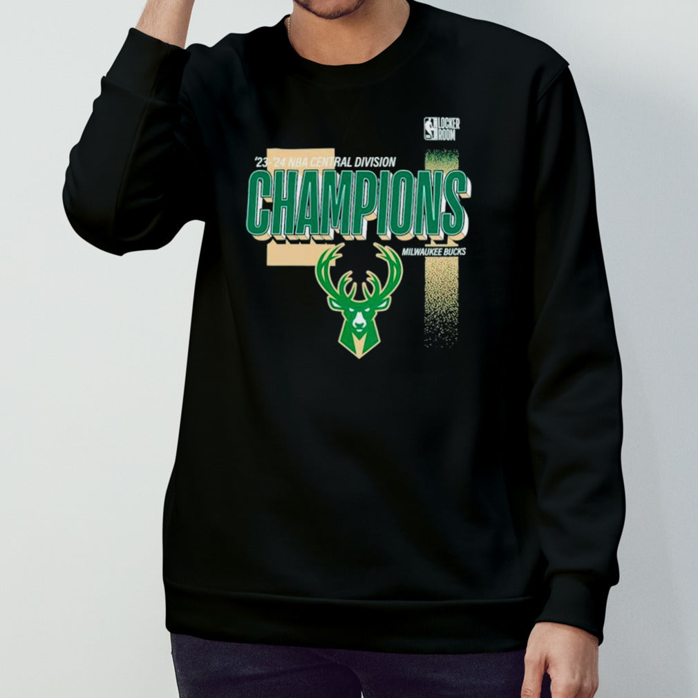 Milwaukee Bucks 2024 Central Division Champions Locker Room shirts