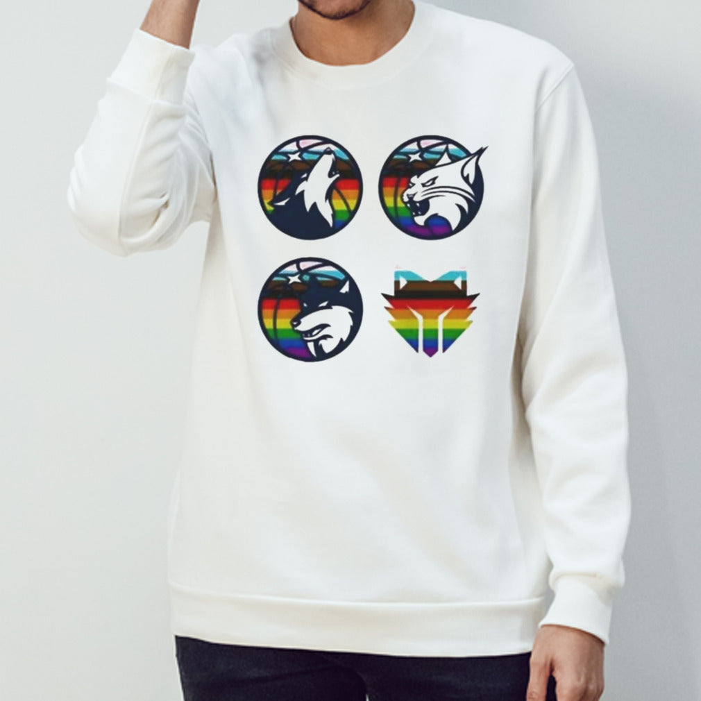 Minnesota Timberwolves Happy Pride Month Celebrating Our LGBTQ Community Shirt