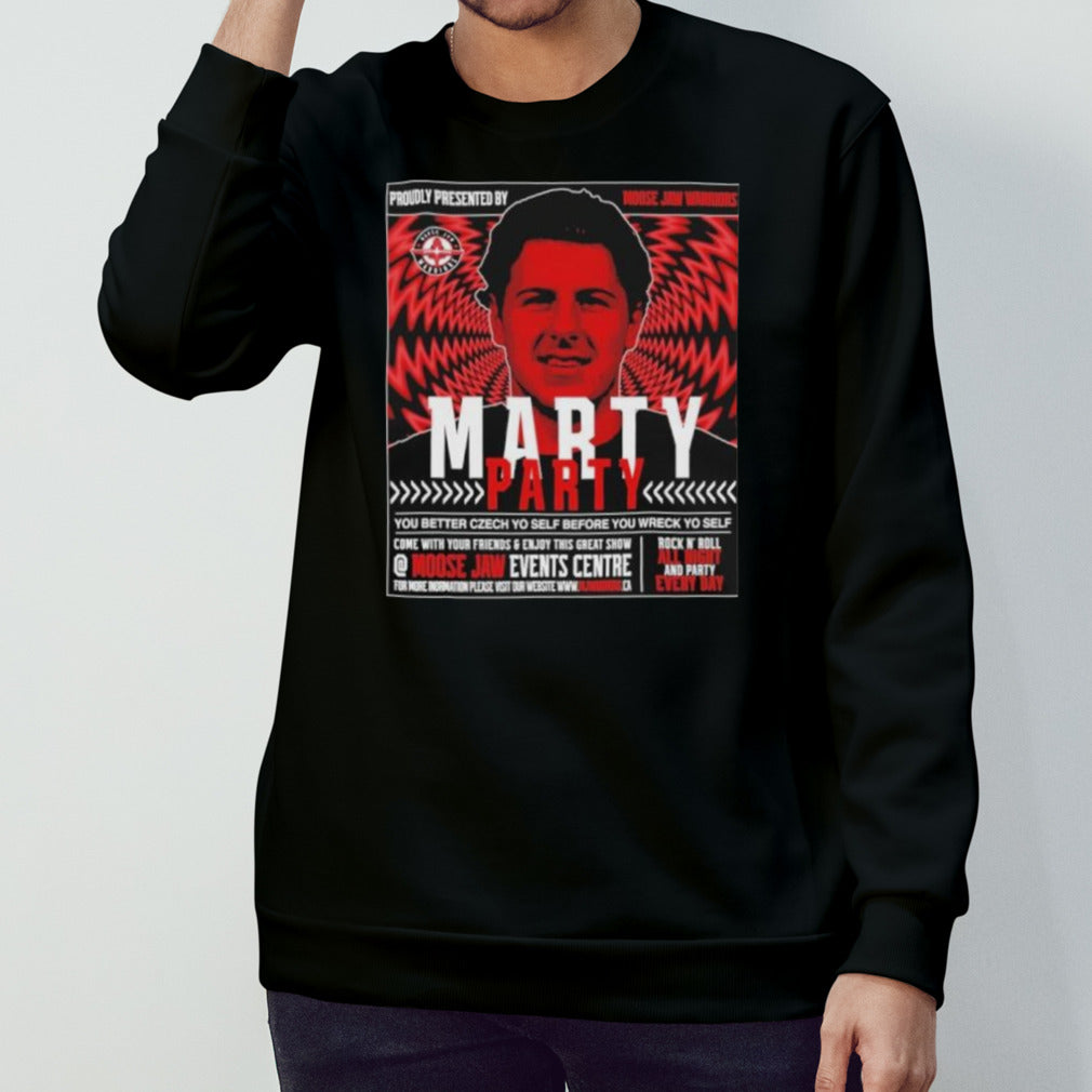 Moose Jaw Warriors Marty Party Shirt