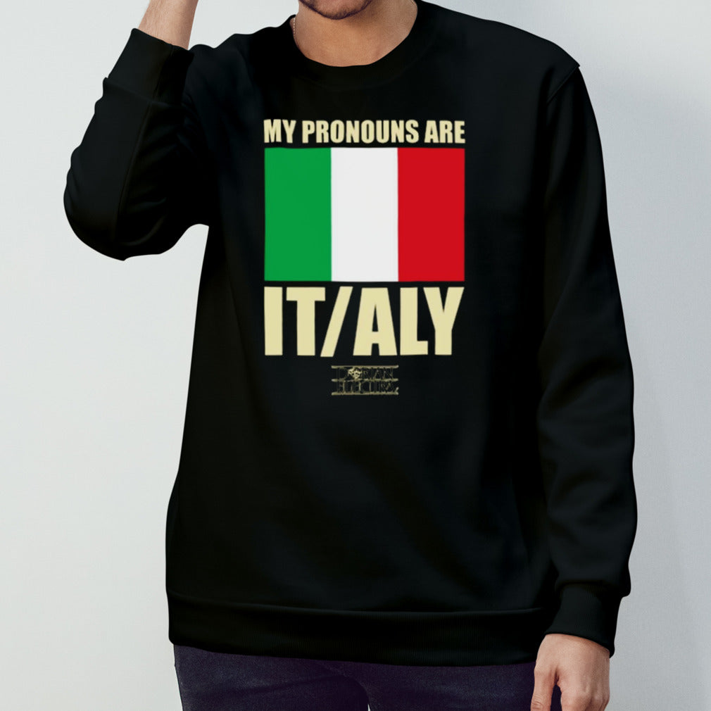 My Pronouns Are Italy Flag T-shirt