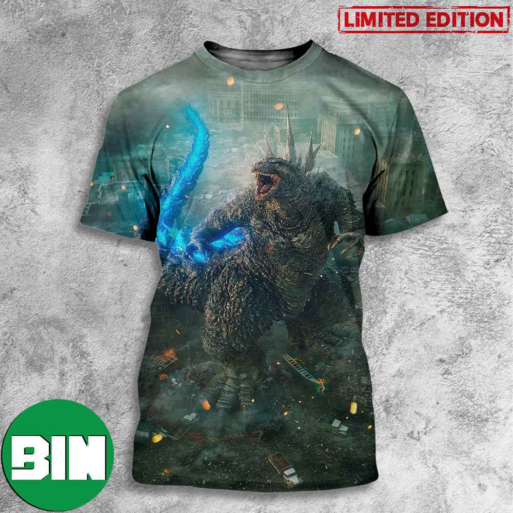 New Promotional Image For Godzilla Minus One 3D T-Shirts