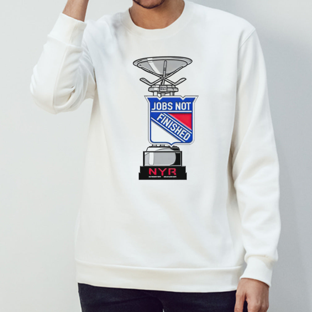 New York Rangers jobs not finished shirts