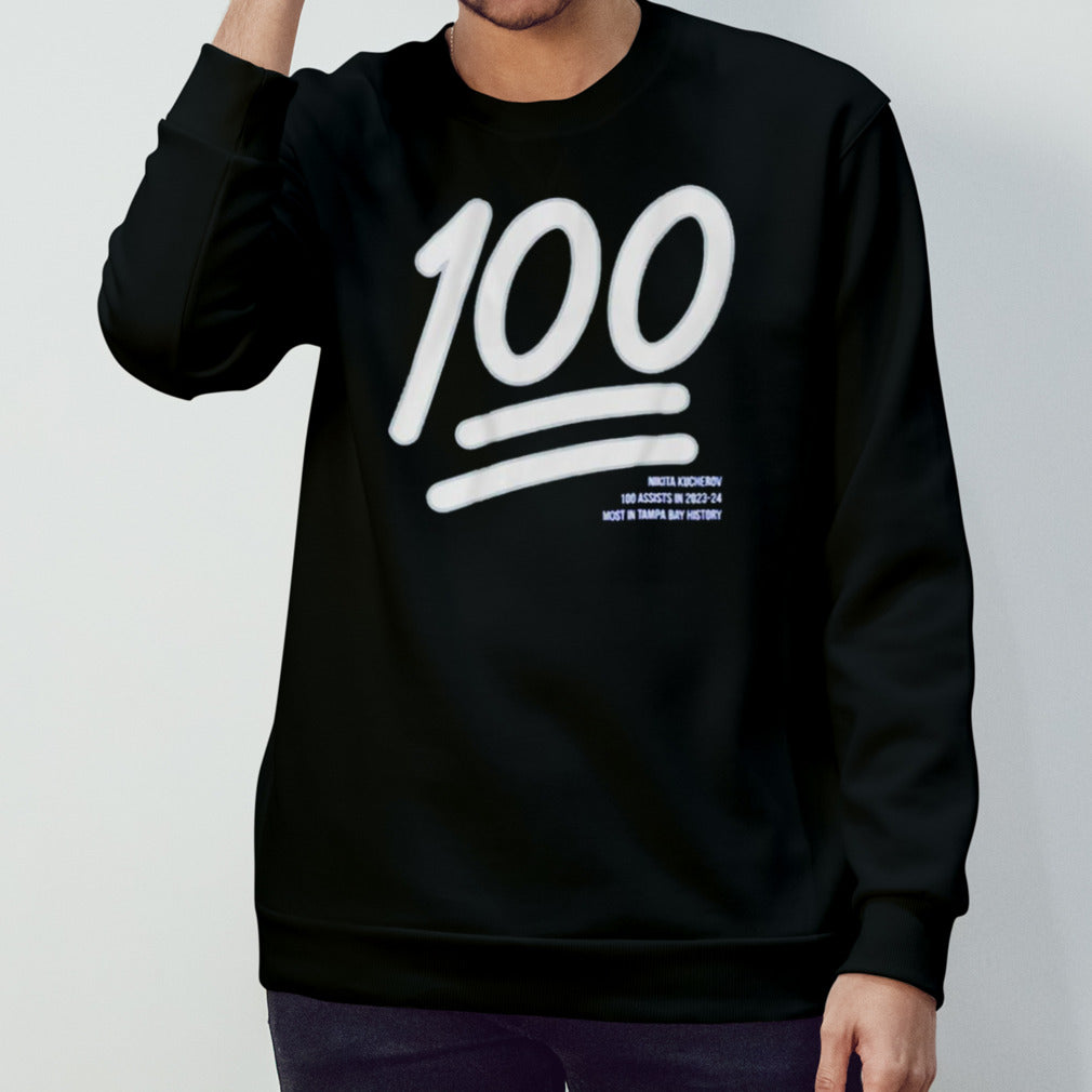 Nikita Kucherov 100 Assists t shirts