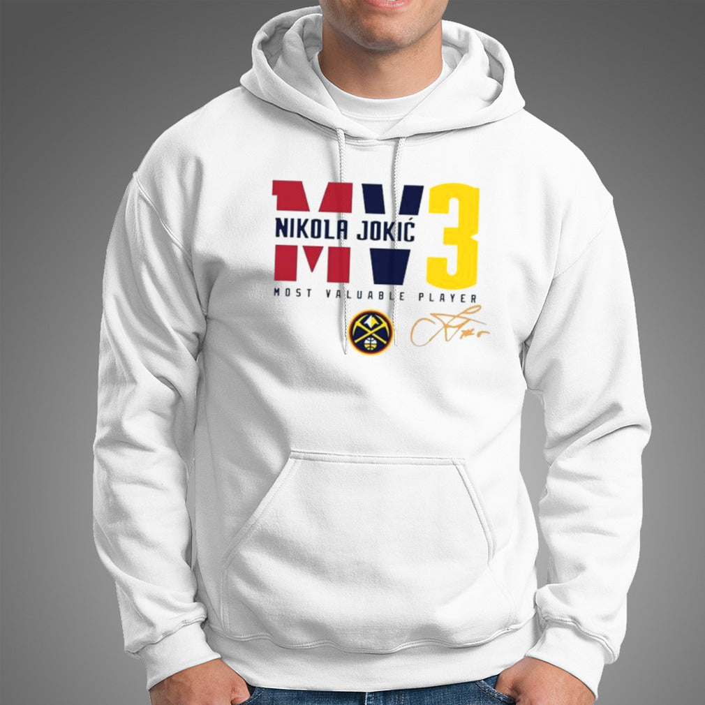 Nikola Jokic Denver Nuggets Mv3 Most Valuable Player Signature Shirt