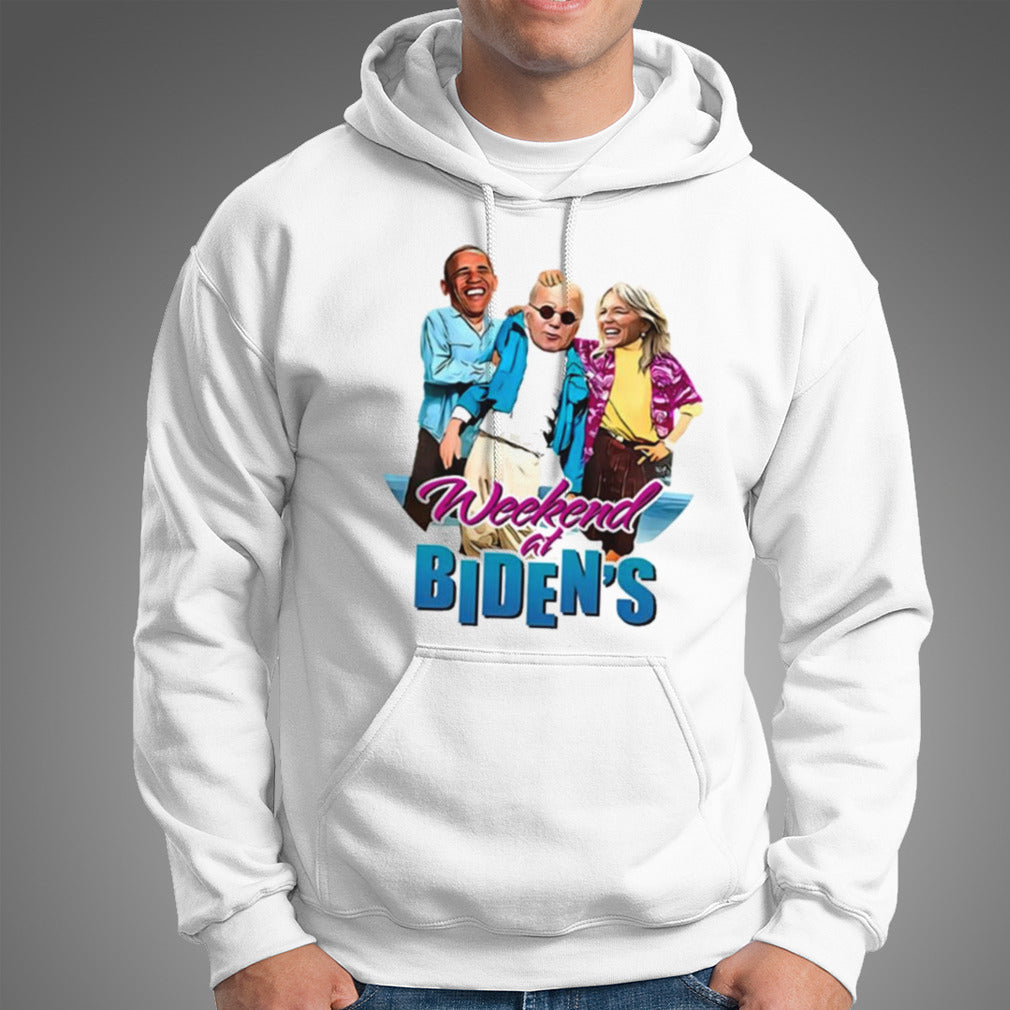 Obama Joe Biden And Jill Biden Weekend At Bidens T-shirt