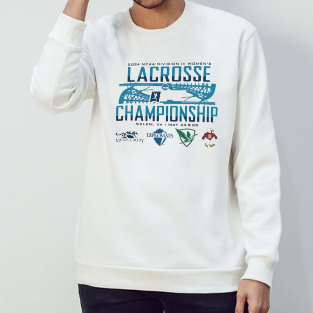 Official Salem, VA 2024 NCAA Division III Women’s Lacrosse Championship Shirt