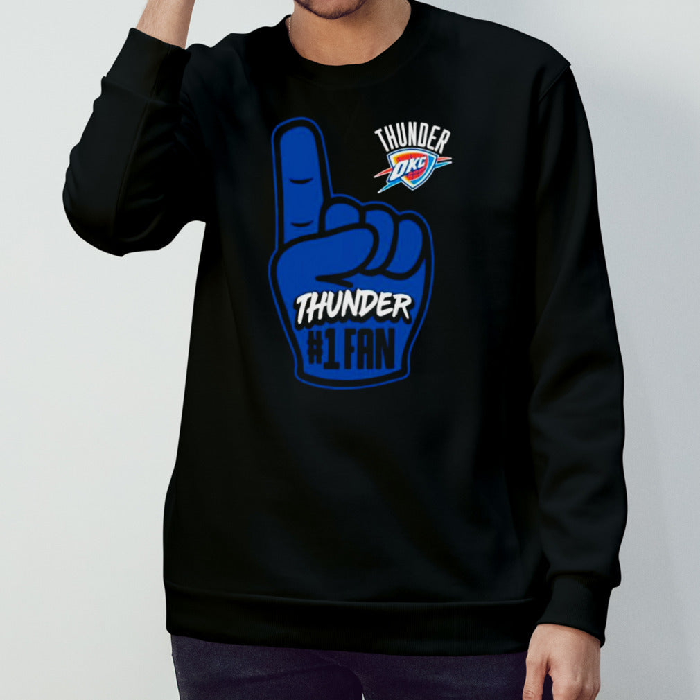 Okahoma City Thunder Basketball Hand shirt