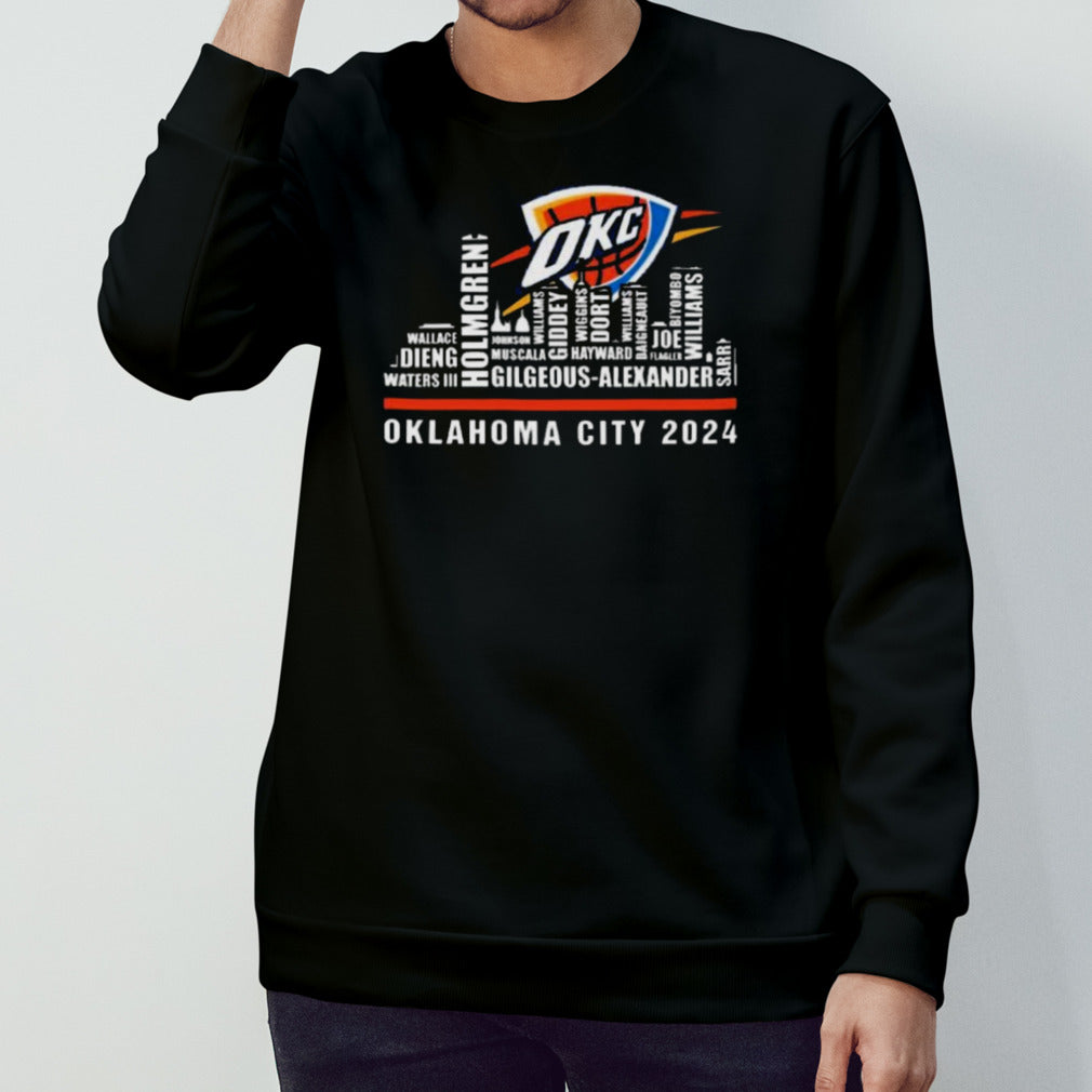 Oklahoma City 2024 Skylie Okc Thunder Players Name Shirt