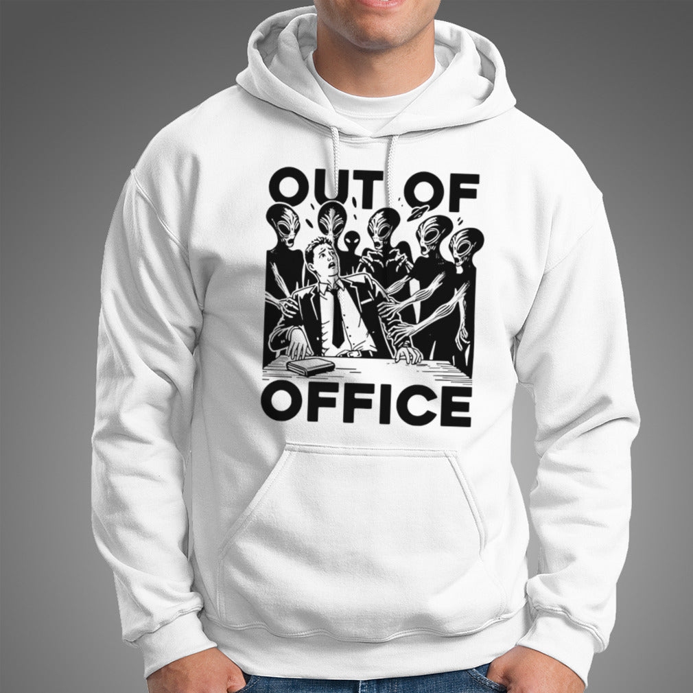 Out of office aliens shirt