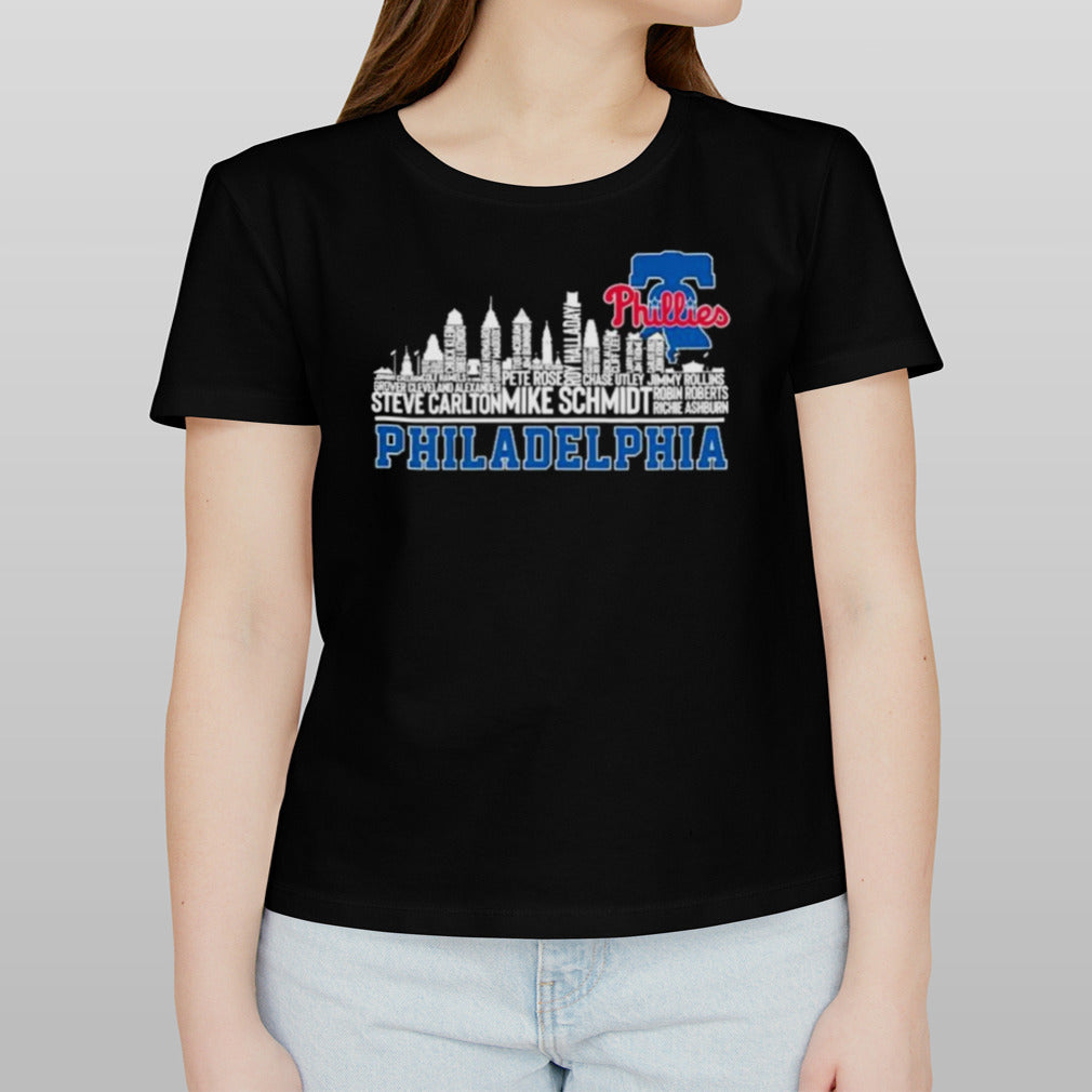 Phillies รขโฌโ Legends Skyline Players name shirt