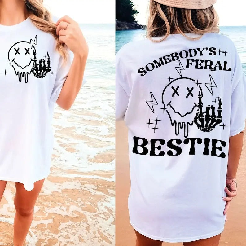 Premium Somebodys Feral Hair Stylist Retro Hair Stylist Funny Hair Stylist Hair dresser Hair Stylist shirt