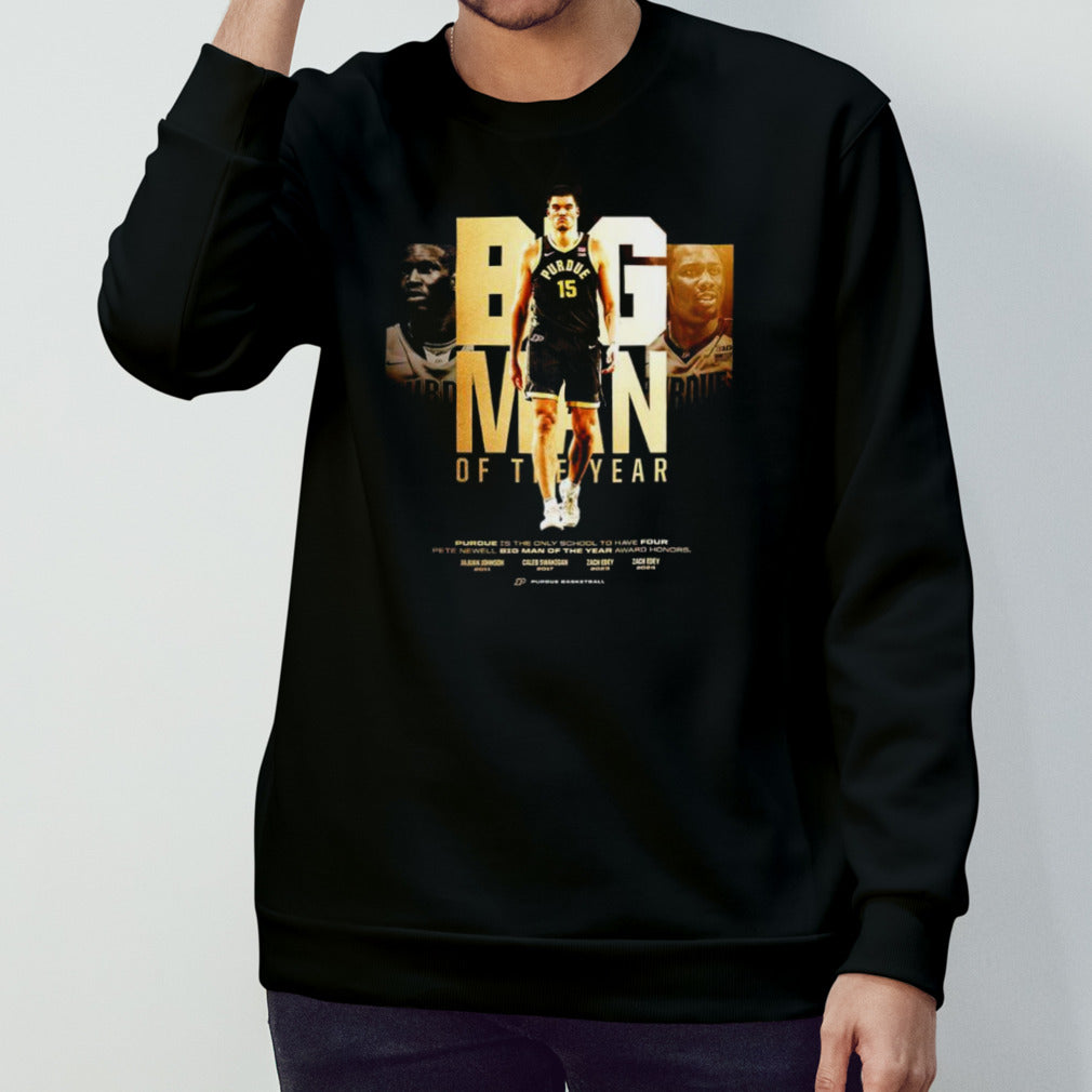 Purdue Boilermakers Zach Edey Big Man Of The Year T Shirts