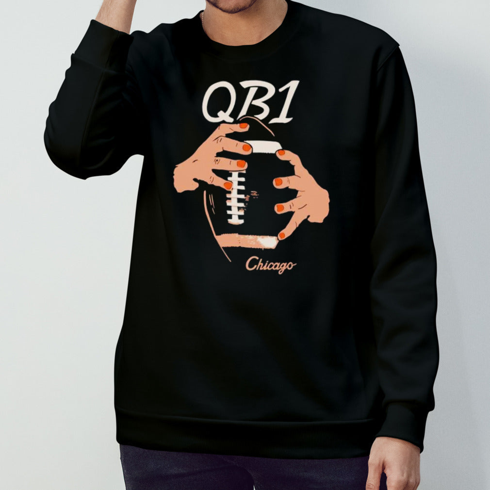 Qb1 Chicago Bears Football hand shirts