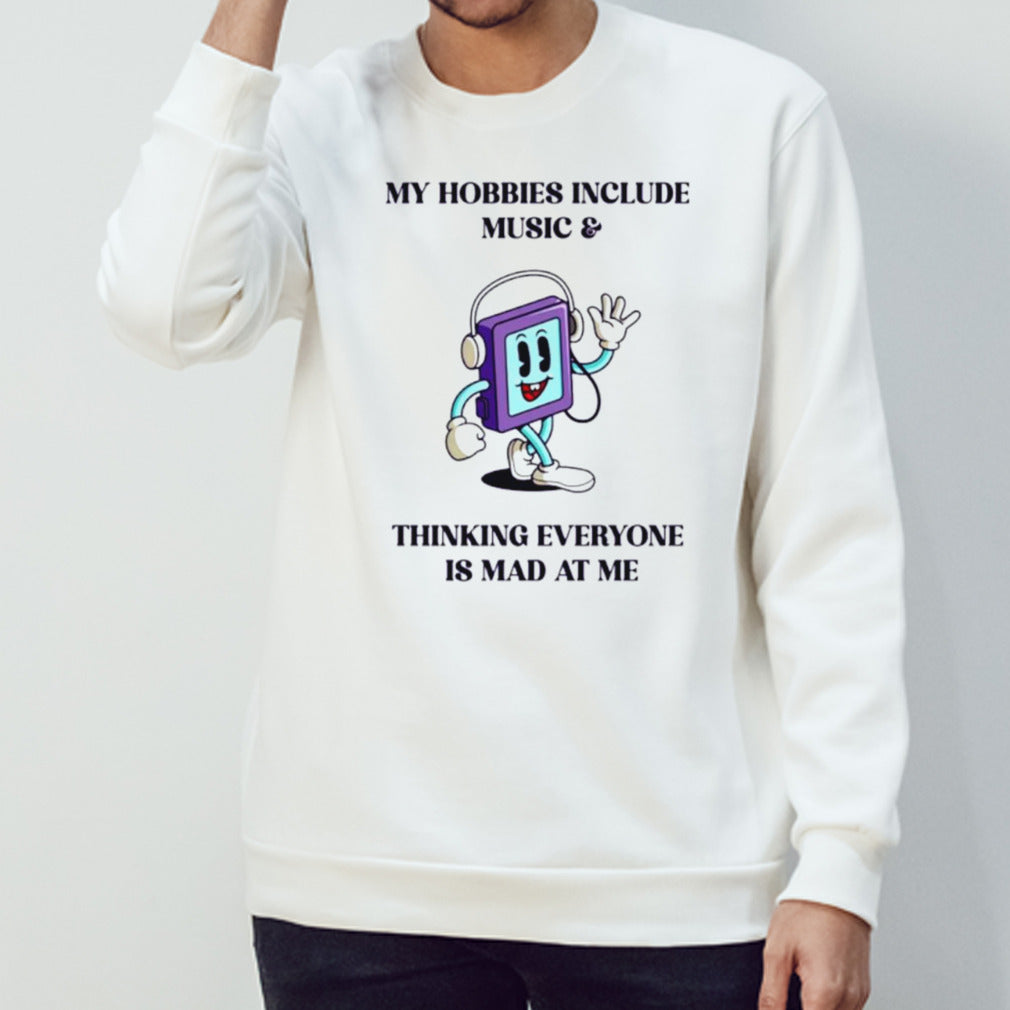 Quirky music lover embracing unique quirks shirts