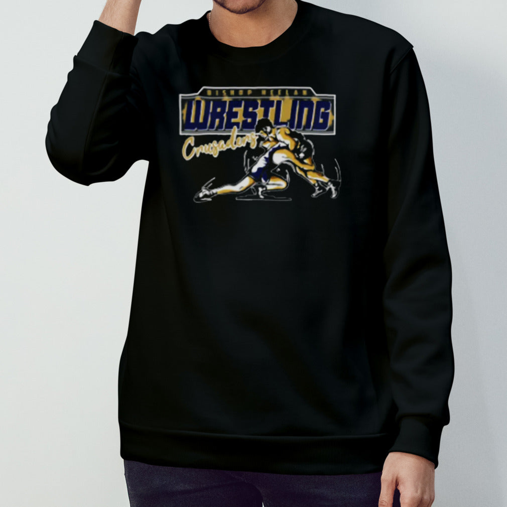 RTI Threads Merch Bishop Heelan Wrestling Crusadeng Shirts