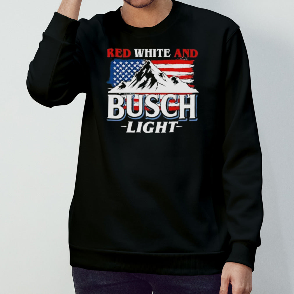 Red White And Busch Light 4th Of July 2024 Shirt