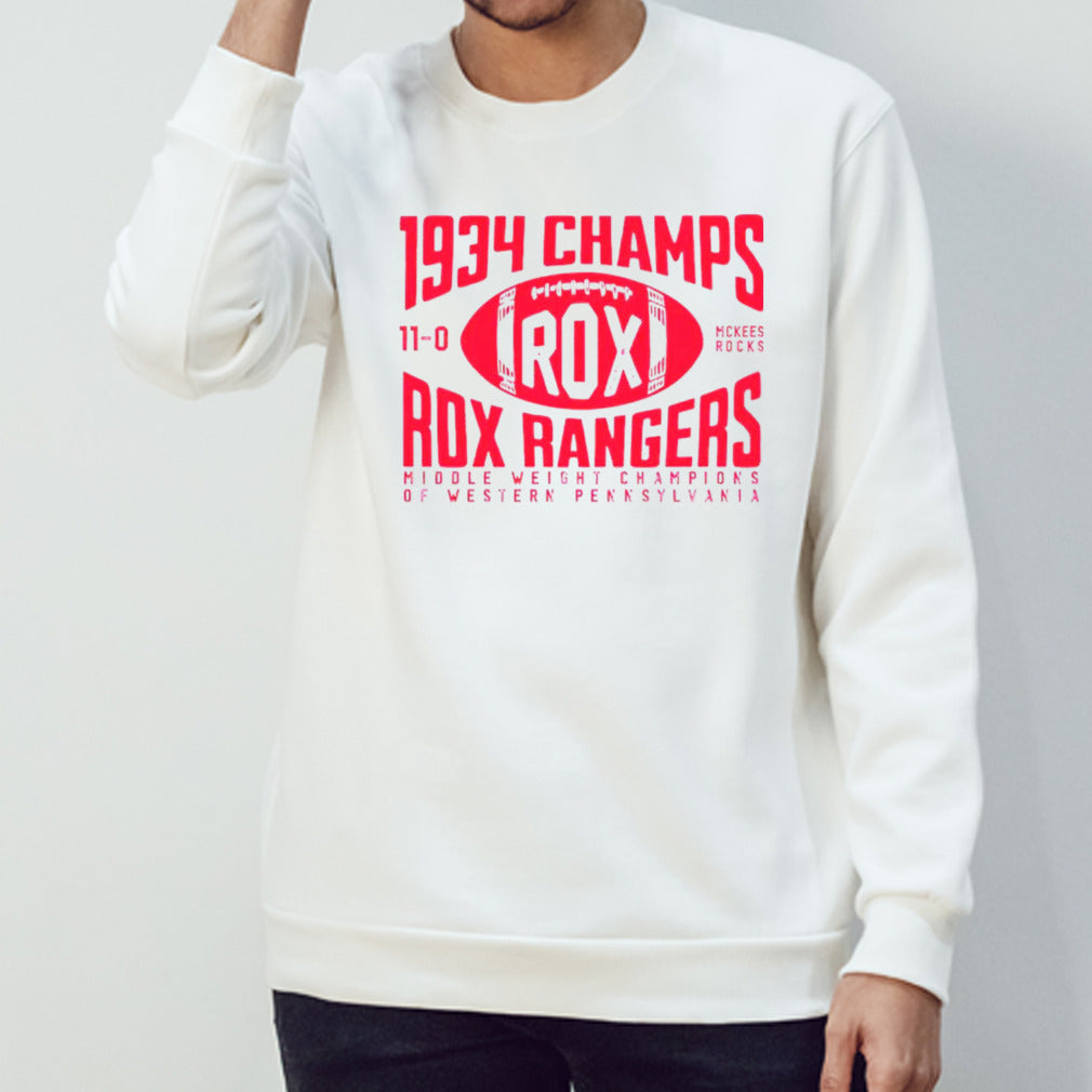 Rox Rangers Football 1934 Champs shirts