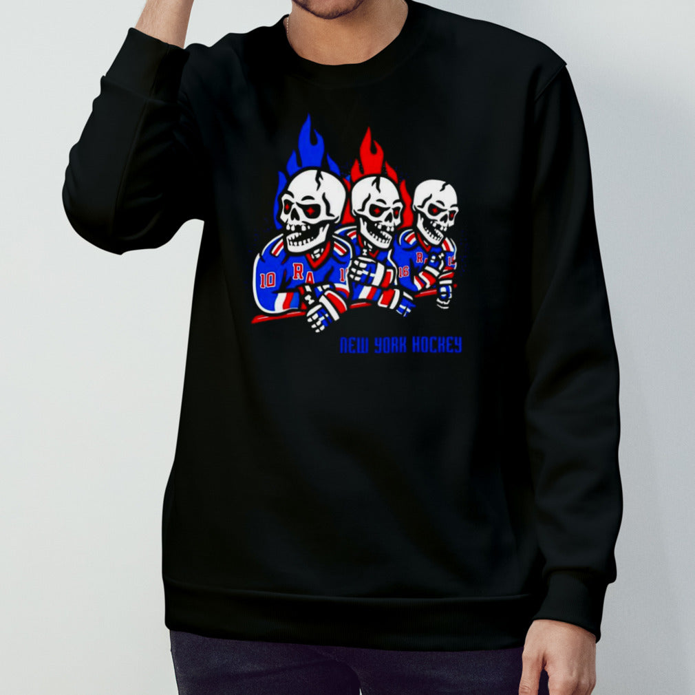 Skeleton New York Rangers hockey shirt