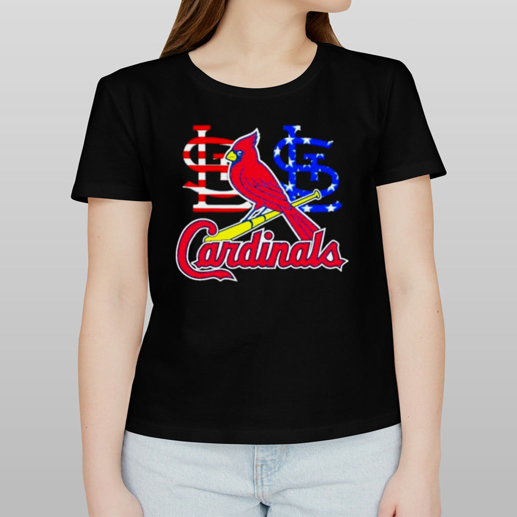 St Louis Cardinals Logo Independence Day Shirt