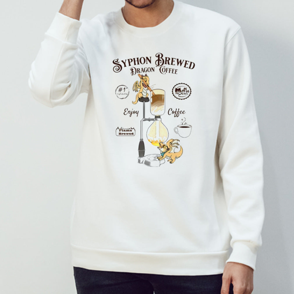 Syphon brewed dragons coffee shirt