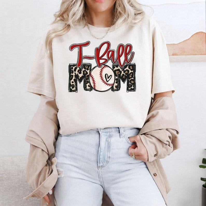 T-Ball Mom T-shirt, Mom Shirt, Baseball Mom T-shirt