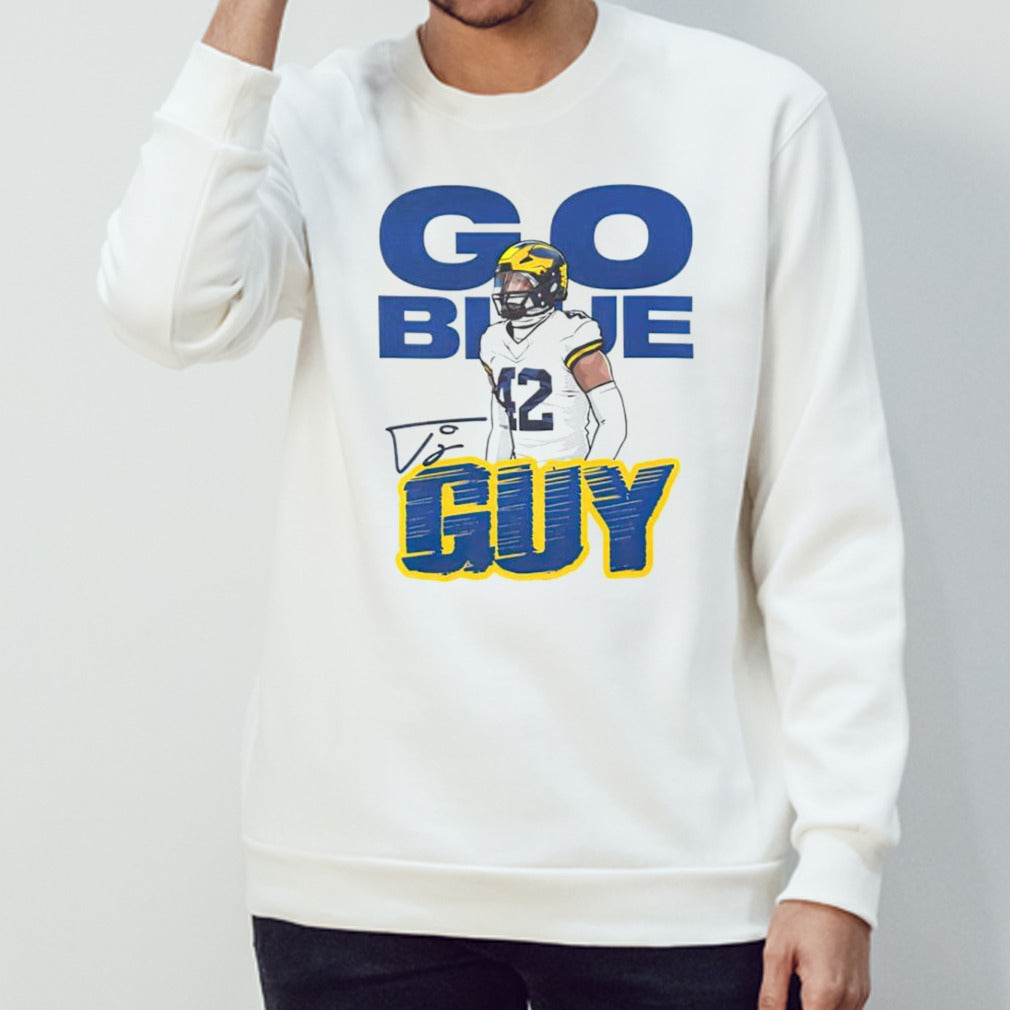 Tj Guy go blue shirt