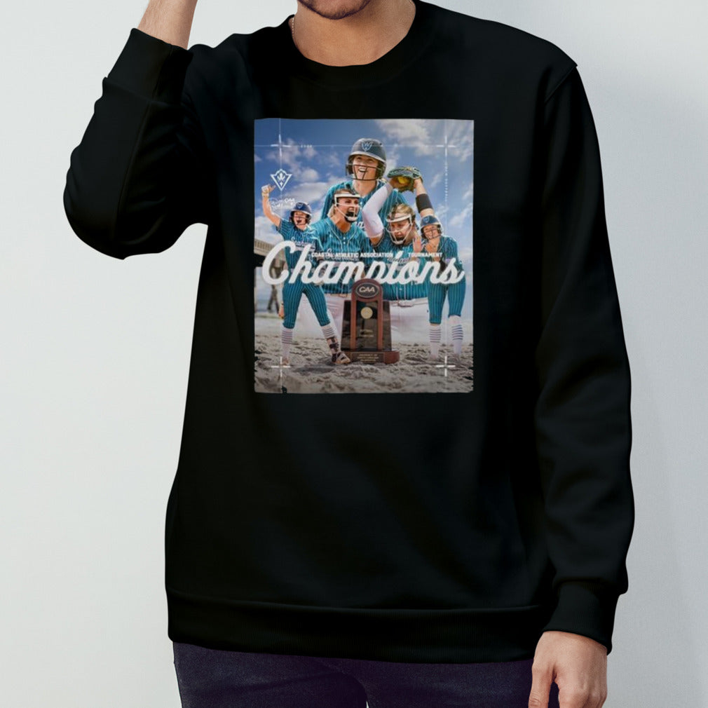 UNCW Coastal Athletic Association Softball Tournament Champions 2024 shirt