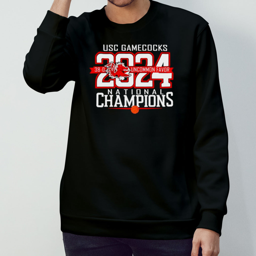 USC Gamecocks 2024 National Champions basketball shirts