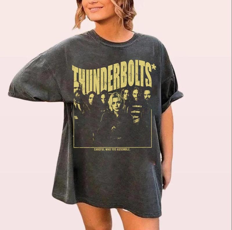 Vintage Thunderbolts T Shirt Sweatshirt Yelena Belova Shirt Gift Bucky Barnes Shirt Winter Soldier MCU