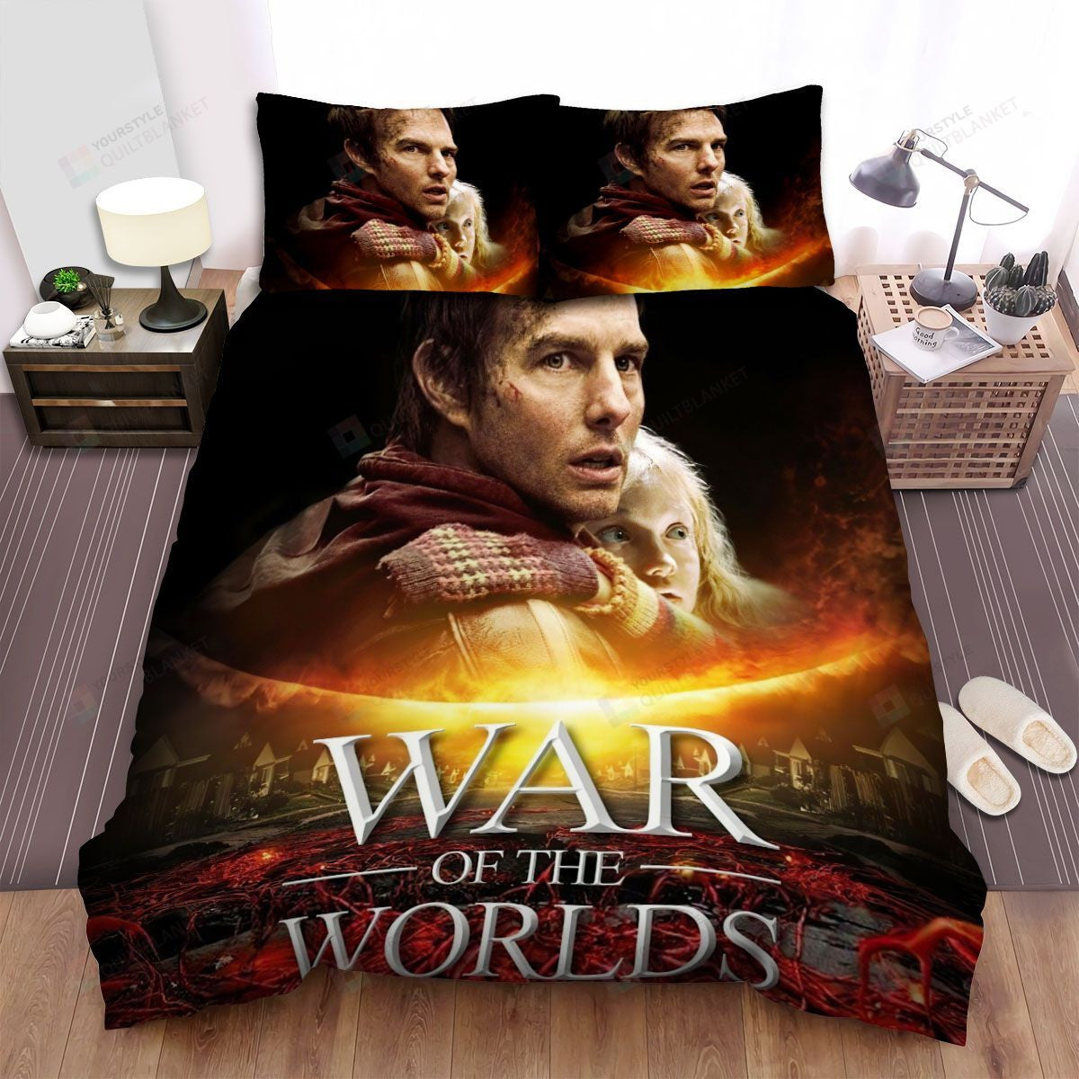 War Of The Worlds Ray Ferrier Poster Bed Sheets Duvet Cover Bedding Setss