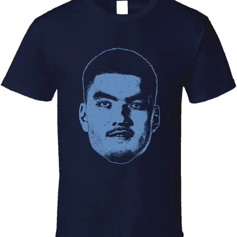 Zach Edey Big Head Silhouette Memphis Basketball Fan T Shirt