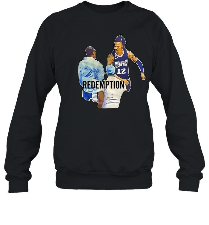 Ja Morant's Dad Wearing Grizzlies Redemption Hoodie