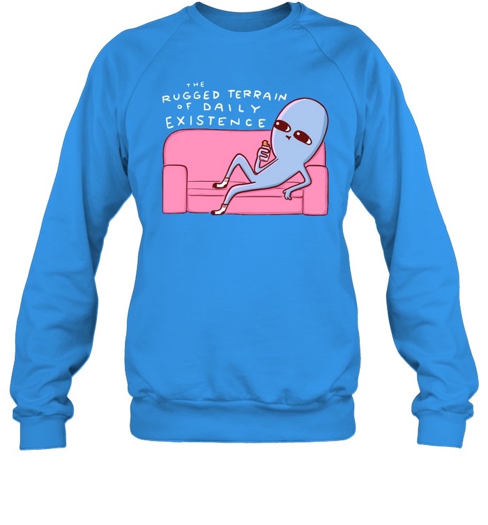 The Rugged Terrain Of Daily Existence Hoodie