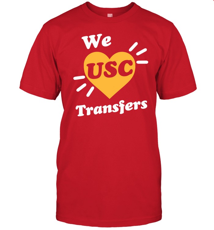 Gavin Morris Wearing We Love Usc Transfers Shirt