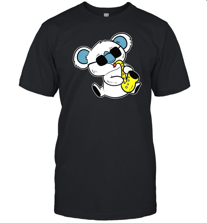 Pyroprincess7 Koala Playing Saxophone Band Member Shirt