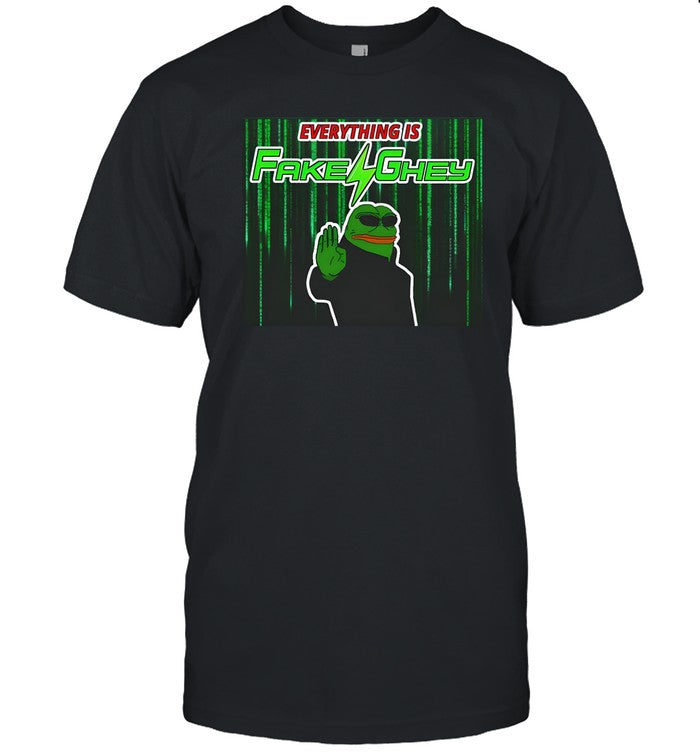 Riseofthenewmedia Everything Is Fake Ghey Shirt