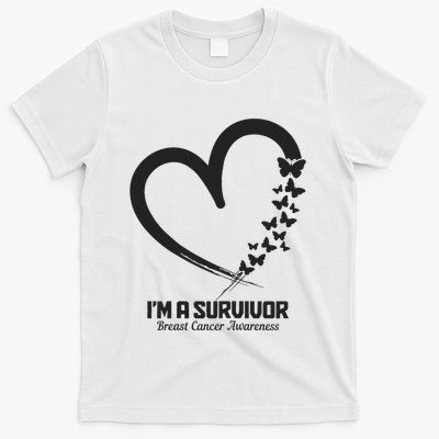 Breast Cancer Awareness Month October Pink Ribbon Survivor T-Shirt