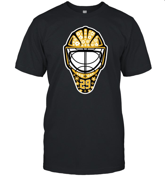 Penguins Marc-André Fleury Number 29 Flower Mask Shirt