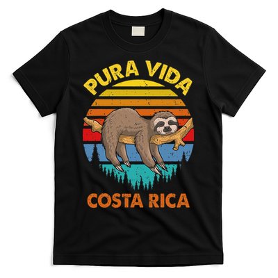 Costa Rica Pura Vida Sloth T-Shirt