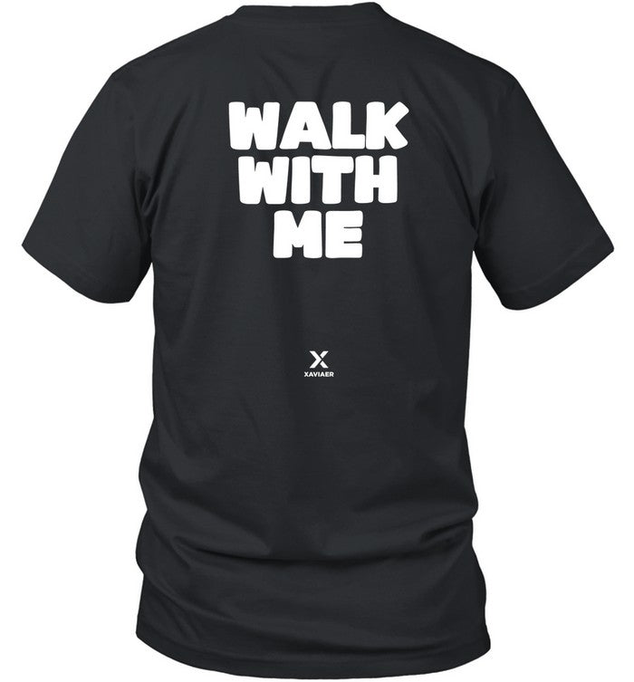 Xaviaer Durousseau Wearing Walk With Me Smoothie Shirt