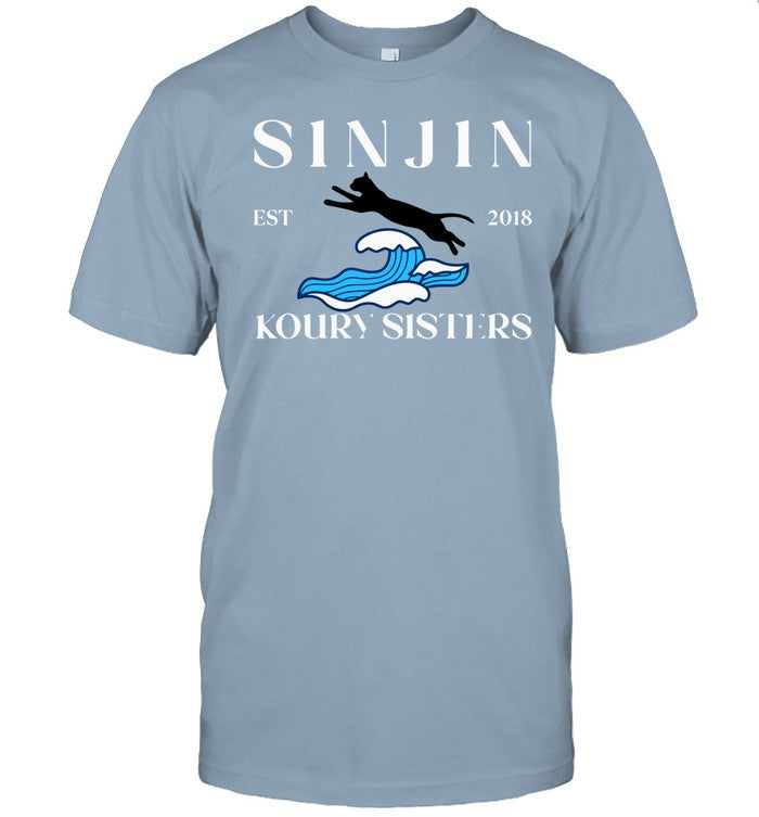 Sinjin Koury Sisters Est 2018 Cat Hoodie