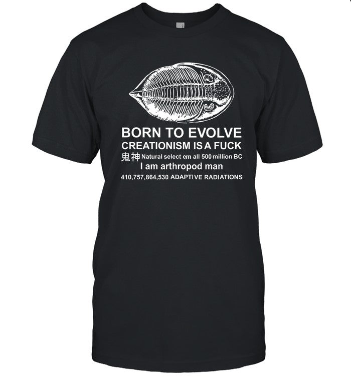 Born To Evolve Creationism Is A Fuck Hoodie