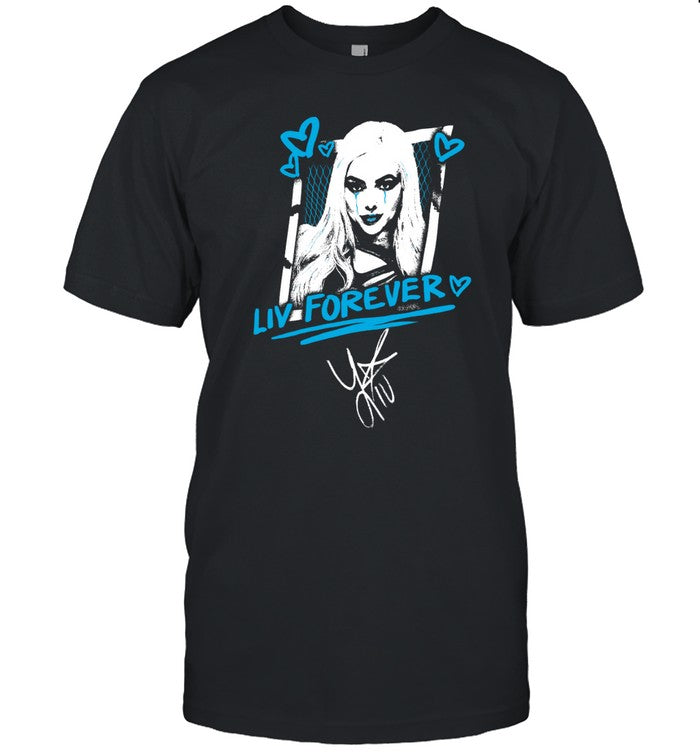 Bayley Wearing Liv Morgan Forever T-Shirt