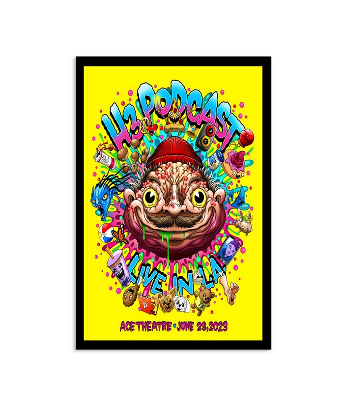 Poster H3 Podcast Ace Theatre June 23 2023 Live In La