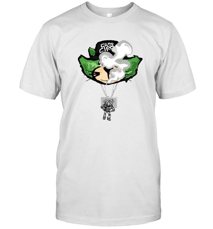 Limited Crop Cat Puff Print Shirts